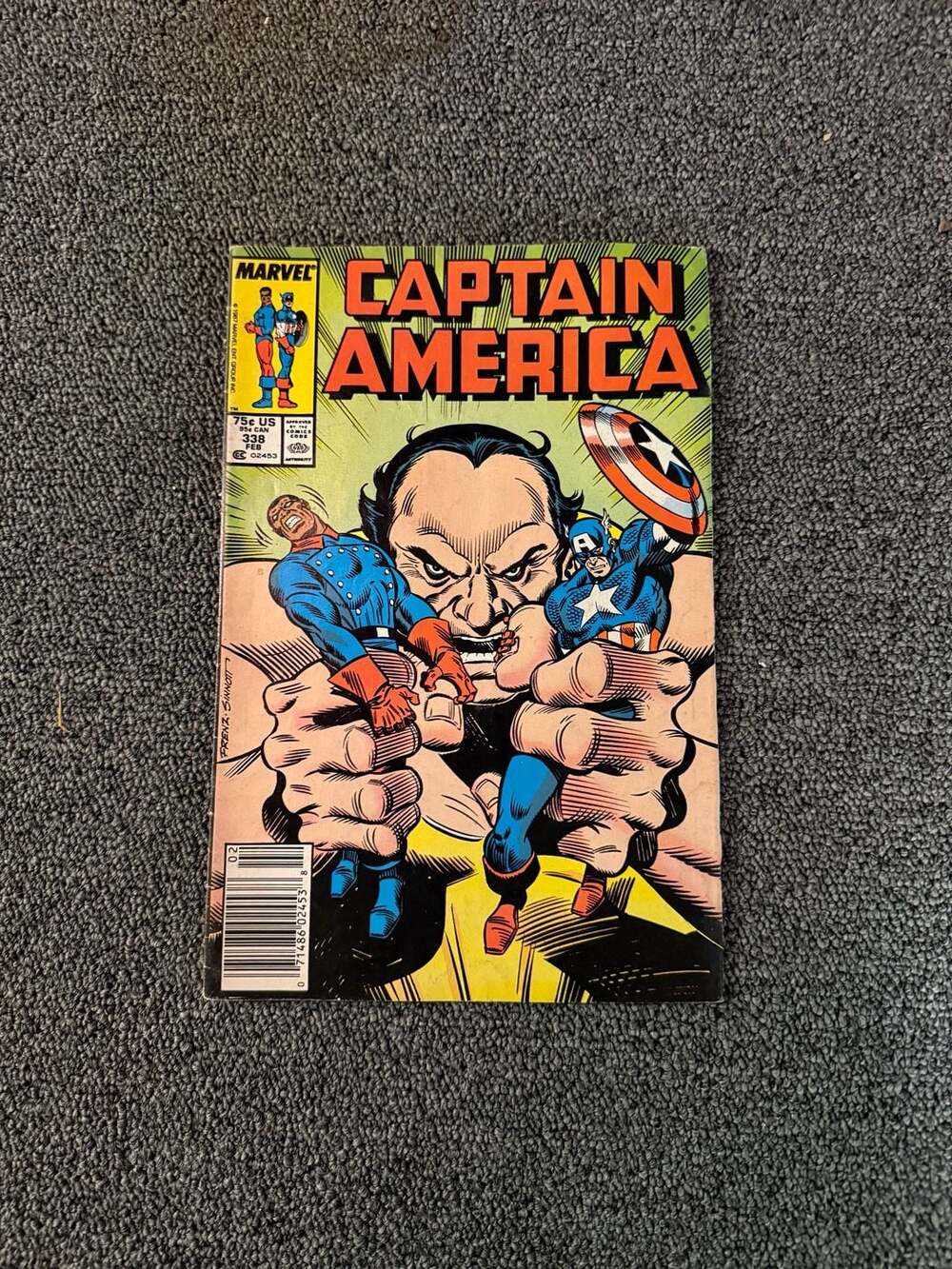 Captain America #338 Marvel Comics February 1987